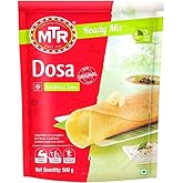 MTR Instant Dosa Breakfast Mix - Ready-to-Cook Authentic Indian Pan Cake Mix, Quick and Easy Preparation Vegetarian Meal for Morning, Lunch, Dinner, Snack - No Added Preservatives, 500g - Pack of 2
