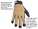 CLC Custom Leathercraft 124M Workright Flex Grip Work Gloves, Shrink Resistant, Improved Dexterity, Tough, Stretchable, Excellent Grip,Black,Medium