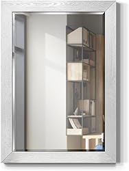 Renditions Gallery Rustic Rectangular Silver Wood
