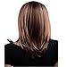 Kamo Women & Girls Cute Straight Fashion Wig Heat Resistant Synthetic Replacement Wigs + Wig Cap