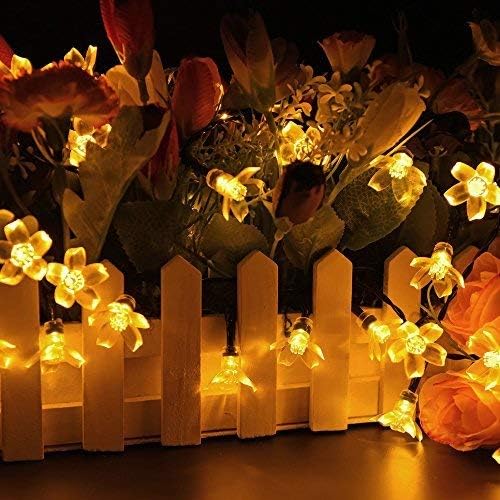 KINGCOO Solar Flower String Lights Outdoor - Image 4