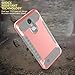 LG Phoenix 3 Case,LG Aristo Case,LG K8 2017 Case,SLMY[Shock Absorption]Slim Fit Heavy Duty Drop Protection Hybrid Armor Defender Cover for LG Phoenix 3/LG Aristo/LG LV3/LG K8 2017-Rose Gold/Gray