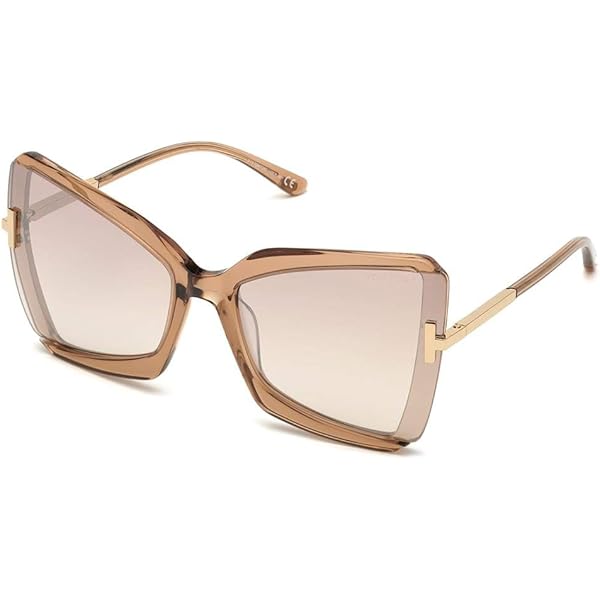 Lentilles De Rechange Originales TOM FORD PENELOPE TF320 - Gris Dégradé - 59 Mm - UV400