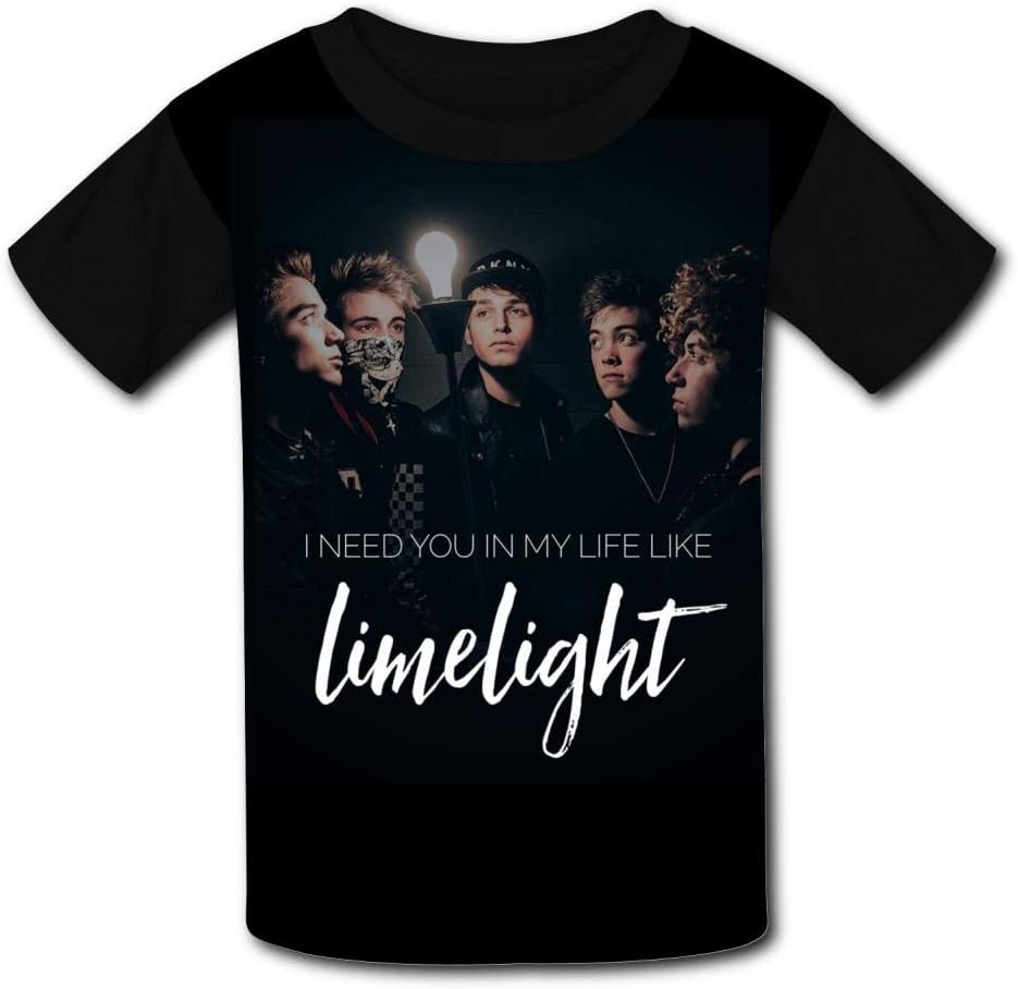 in The Limelight W-D-D Why Dont Kids T-Shirt Short Sleeve Youth Tees for Boys Girls