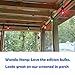 ONO-Tech Commercial Grade Outdoor, Indoor String Lights Strand 10 E26 Hanging Sockets, Include 12-Pack S14 Colorful Incandescent Bulb Deck Yard Cafe Pergola Party Tents Market Patio Gazebo