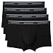 DAVID ARCHY Mens Trunks Underwear Soft Breathable Rayon Made from Bamboo Trunk No Fly Pouch 4-Pack XL 2.5''
