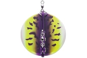 LUHR JENSEN 3/0 Dipsy Diver Purple Fire UV/Chrome Bottom