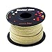 emma kites 100% Kevlar Braided String Utility Cord 100Ft 500Lb High Strength, Abrasion/Flame Resistant, Tactical Survival Fishing Assist Cord Model Rocket Paracord Trip Line Kite Camping Cordage
