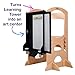 Little Partners Learn N’ Share Easel, Art and Education Add-on Attachment for The Learning Tower (Improved) (Ebony)