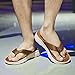 LUNGJI Women’s Flip Flop Beach Slippers with Arch Support Men's Non Slip Thong Sandals for Shower