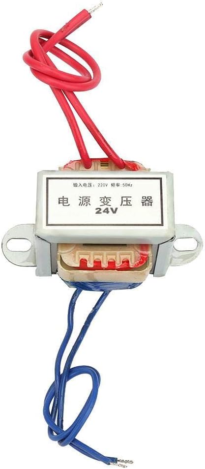 Power Transformer, AC 24V Output 220V Input Single Phase Power Transformer, 220V 2W Power Converter For Lighting Power Supplies, Audio Equipment Etc.( 24V