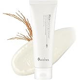 9 wishes Rice Foaming Cleanser - Pore Cleanser with Real Rice Powder for Gentle Exfoliation and Blackhead Removal, Korean Skin Care, 4 fl oz
