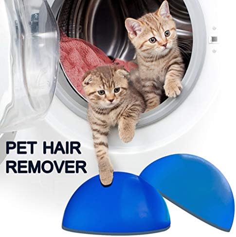 Pet Hair Remover for Dog Hair Cat Fur & All Pets- Removes Fur in Dryer Non-Toxic Reusable,2-Pack