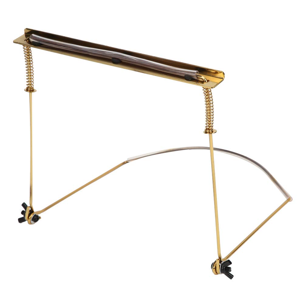 Harmonica Holder,Mouth Organ Holder Harmonica Holding Bracket Harmonica Neck Holder for 24 Holes Harmonica (Gold) Playing Accessories Musical Instrument Accessories