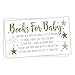 50 Twinkle Little Star Books for Baby Shower Request Cards - Invitation Inserts