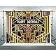 FHZON 10x7ft The Great Gatsby Themed Backdrop 1920s Retro Roaring Background Adult Children Decoration Celebration Art Decor Birthday Wedding Party Photography Wallpaper Photo Booth Props LXFH563