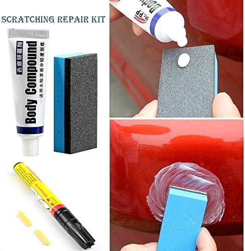 Magic Fix It Pro Car Scratch Repair Remover Filler Sealer Pen Clear Coat Applicator Tool with Compound, Only for light scratches