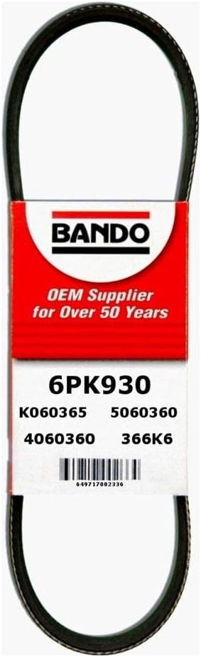 Bando 6PK930 OEM Quality Serpentine Belt