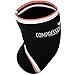 CompressionDR Neoprene Knee Sleeve - 7mm Neoprene Compression Knee Sleeve for Women and Men Knee Support for Weightlifting, Powerlifting, Squats - Black/Large