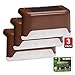 IdeaWorks JB7816 Powered S/3 Solar Deck Lights, Small, Brown
