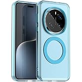 Pzwoxukhov Compatible with Honor Magic 7 Pro 5G Case Cover,Compatible with Magsafe,Shockproof Magnetic Phone Case,Compatible with Honor Magic 7 Pro 5G Case Blue