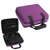 Anleo Hard EVA Travel Case for Nintendo Switch System Color: Purple