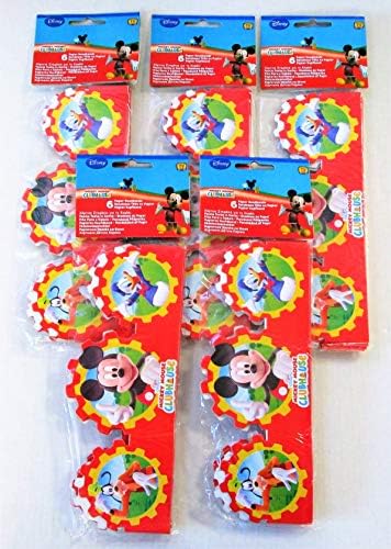 Pack of 30 Mickey Mouse Clubhouse Paper Party Hats - Disney Mickey & Friends Headbands