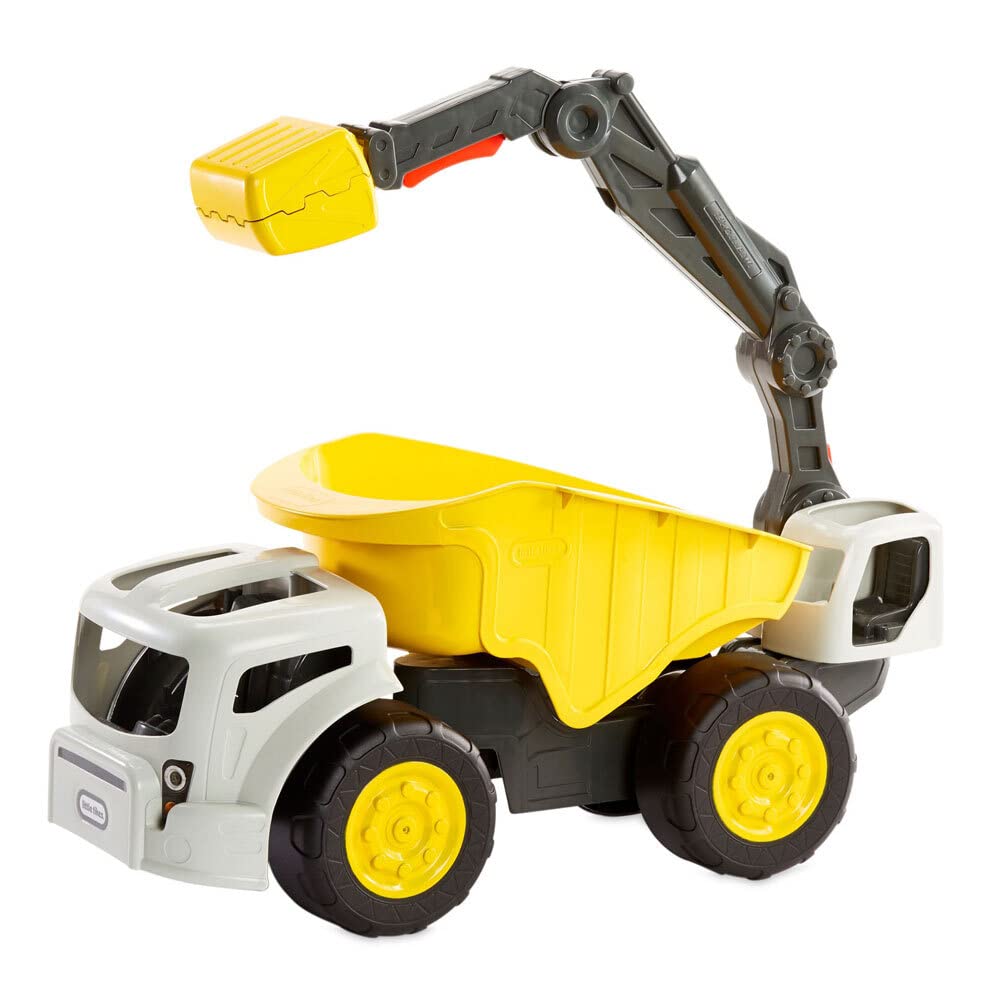 Little Tikes Monster Dirt Digger - Indoor or Outdoor Use, Construction Toy Truck for Kids - Easy-to-Control Self-Entertaining - Encourages Imaginative, Active Play - For Children 3 Years +