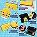 NSTang Carry Case For Nintendo Switch Pokemon Pikachu Ear Tail Carrying Case Portable Waterproof Travel for Console and Game Accessories, YELLOWthumb 2