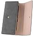 Travelambo Womens Wallet Faux Leather RFID Blocking Purse Credit Card Clutch Holder Case (Steel gray)
