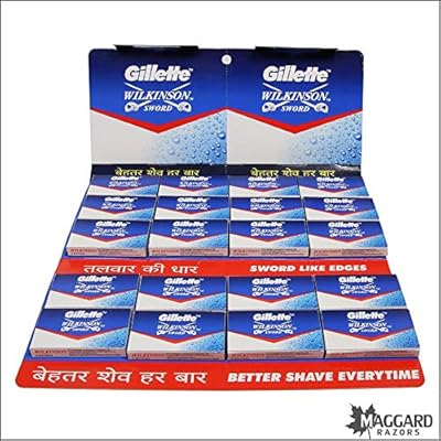Amazon Com Gillette 200 X Wilkinson Sword Double Edge Safety Razor Blades Everything Else