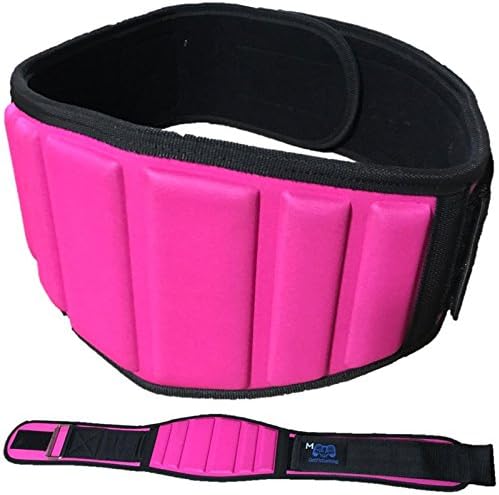 Best Powerlifting &amp; Weightlifting Belt For Women &amp; Men Squats Deadlifts - Pink &amp; Black (Pink, Small)