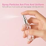 LOPHE 10ml Perfume Atomiser Kit 3pcs Clear Glass Spray Bottles Fine Mist view 3