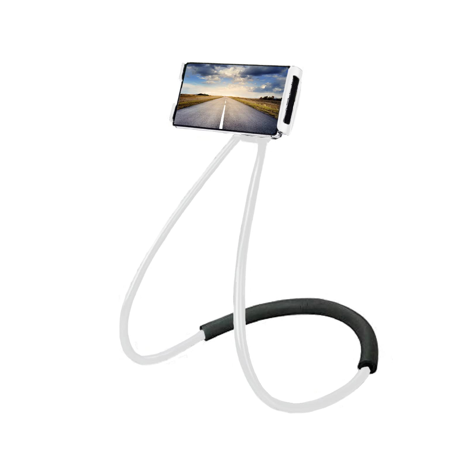 Chapter Seven Universal Smart Mobile Phone Stand,Hanging on Neck Cell Phone Mount Holder, Flexible Lazy Bracket DIY Free Rotating for Multiple Functions