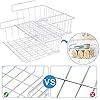 Under-Shelf-Storage-Basket-m-zimoon-Under-Cabinet-Hanging-Metal-Wire-Storage-Wire-Basket-Organizer-Fit-Dual-Hooks-for-Kitchen-Pantry-Desk-Bookshelf-Cupboard-2pcs-White Under Shelf Storage Basket, m zimoon Under Cabinet Hanging Metal Wire Storage Wire Basket Organizer Fit Dual Hooks for…