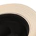 Classic Trilby Short Brim 100% Cotton Twill Fedora Hat with Band(Khaki,LXL)