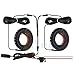 Wiipro 60'' Truck Bed Lights - 2PCS Cargo Unloading LED Lighting Bar Rail with On/Off Switch Fuse 2 Way Splitter Cable for Pickup Chevy Silverado Dodge Ram RV SUV Jeep Camper Boat White