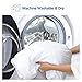 Veken Waterproof Mattress Protector, Queen Size Hypoallergenic 100% Cotton Breathable Washable Mattress Cover Pad for Bedding, Kids and Pets - Vinyl Free