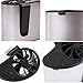 Omeet Mini Portable USB Rechargeable Fan - Personal Air Conditioner Fan Can be Worn on The Waist - Great for Camping, Fishing and Outdoor Working - Silver