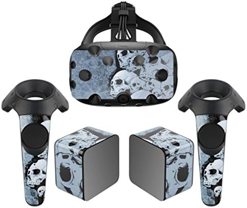 MDW PVC Protective Skin Decal for HTC Vive Wrap Cover Sticker Skins Skull