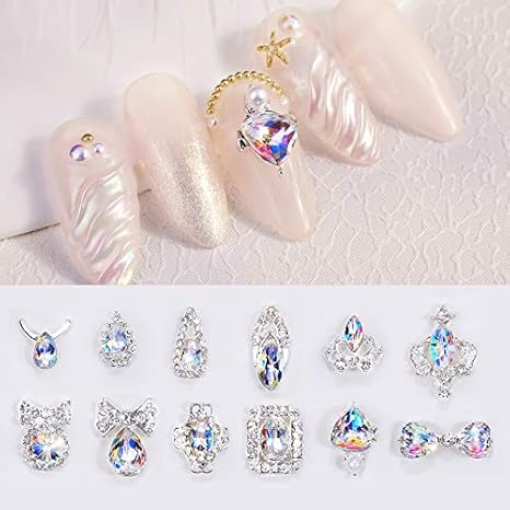 Born Pretty ネイルパーツ メタルスタッズ ダイヤ型 高級感 Amazon