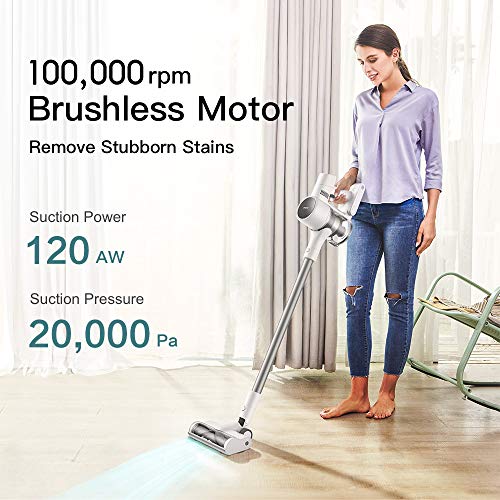 Dreametech T10 Cordless Vacuum Cleaner, Long Runtime, 20Kpa Powerful Suction Stick Vacuum Cleaner, 8-Layer Noise… - Image 2