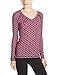 Under Armour Women's HeatGear Armour Printed Long Sleeve, Black/Pink Punk, Large