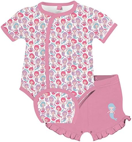 Magnetic Me Mermaid Burrito Bodysuit Short Set (6 Months)
