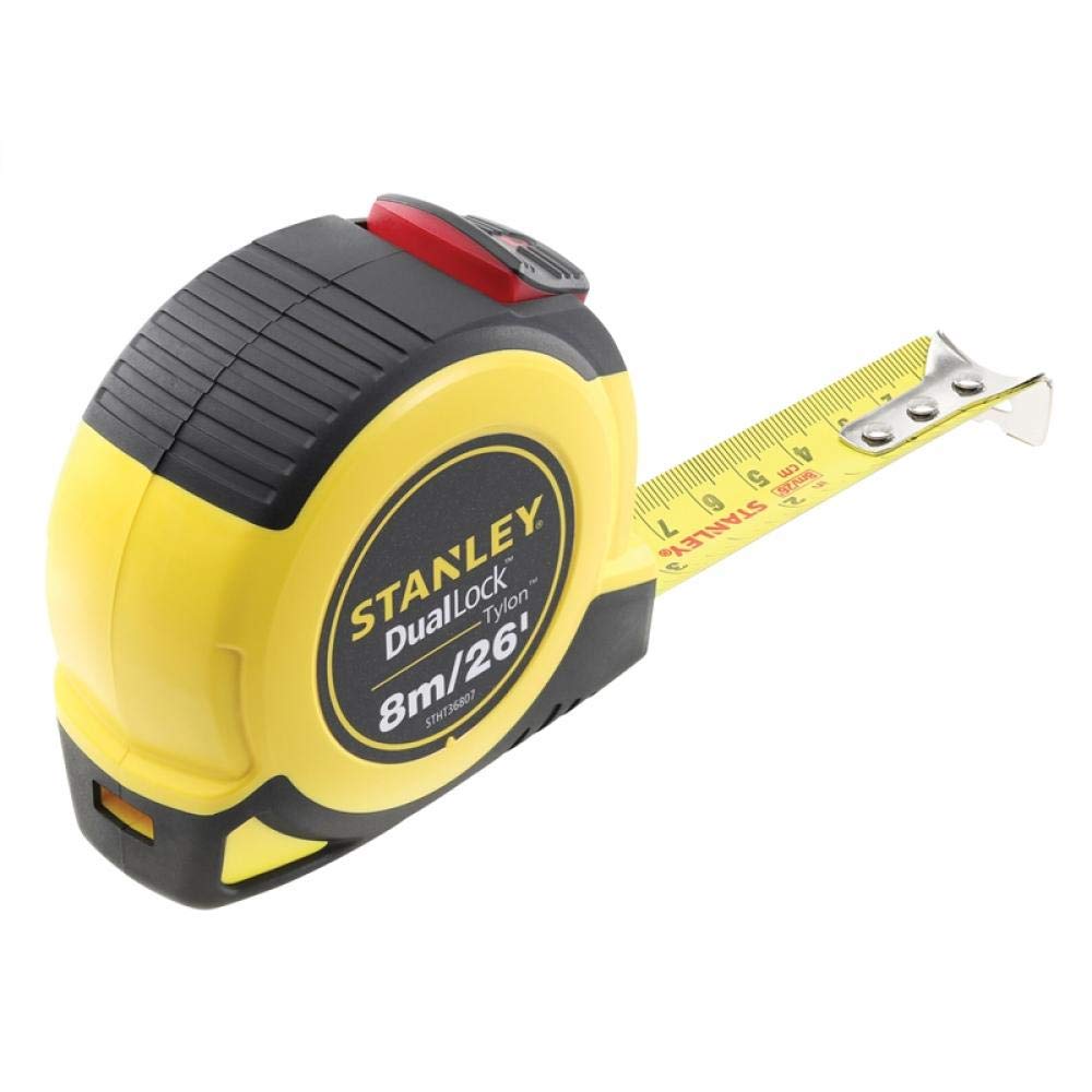 Stanley STHT36807-0 Dual Lock Tylon Pocket Tape 8m/26ft (Width 25mm), Others