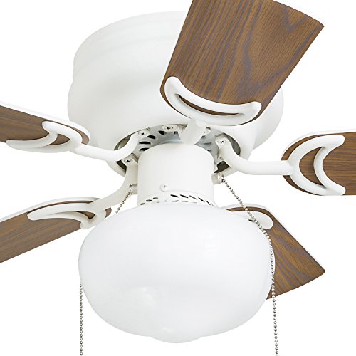 Prominence Home 41530 01 Hero 28 Hugger Small Ceiling Fan Led