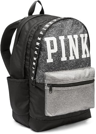 all black victoria secret backpack