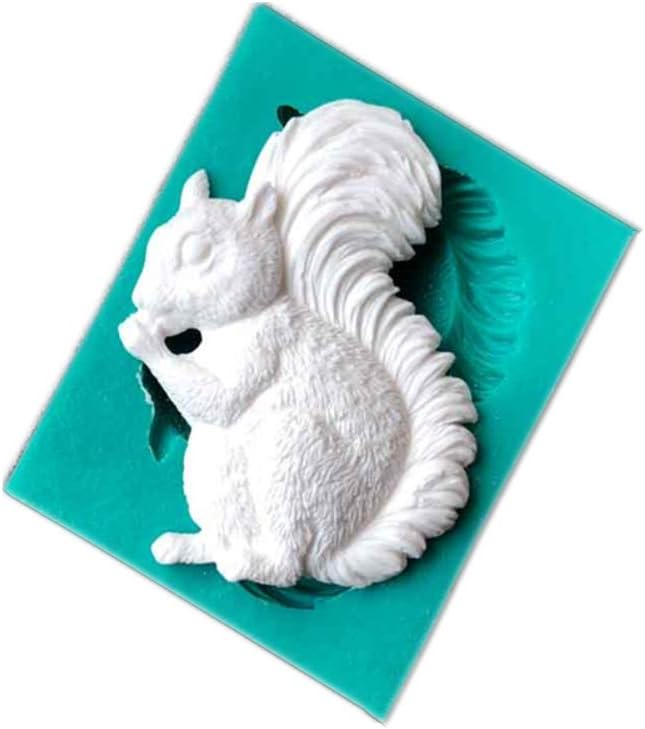 Cute Squirrel Funny DIY 3D Animal Silicone Mold Making Ice