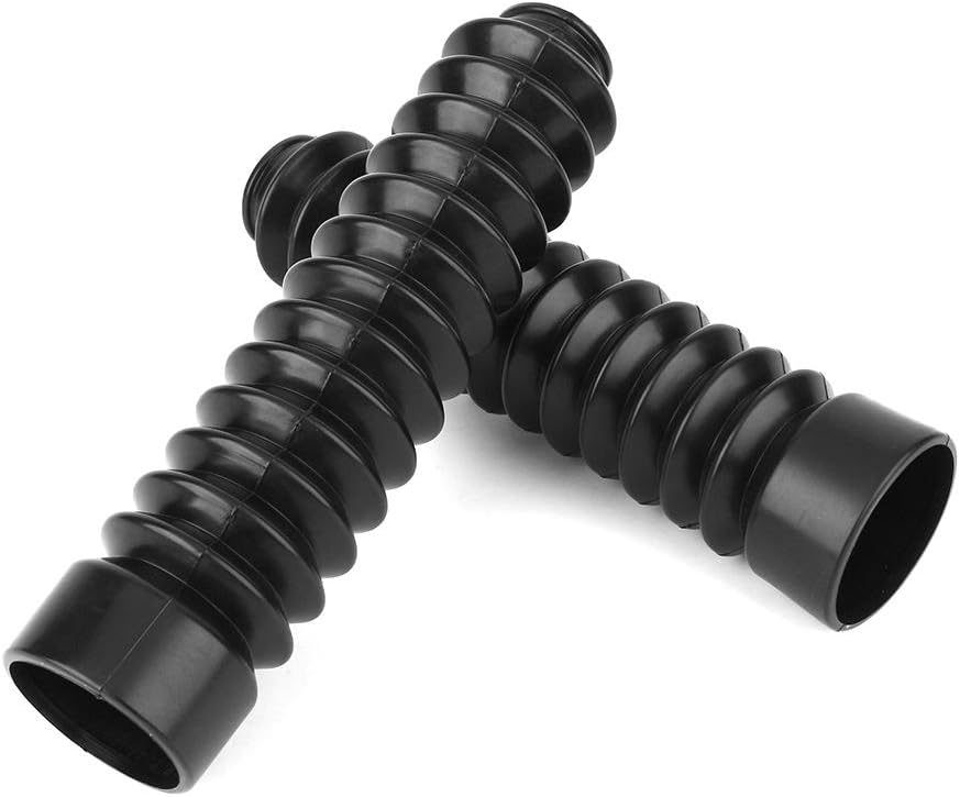 1 Pair Motorcycle Front Fork Cover Rubber Front Fork Boots Dust Cover Protector Shock Absorber Guards Gaiters Boot Set Universal for Dirt Bike Bearings Bearings and Bushings - Image 3