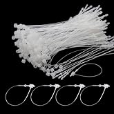 5 Inch Plastic Fastener Hang Tag Snap Lock, 5" Clear Pin Security Loop for Retail Store Clothing, Price Tags or Clothing Tags Accessory (3000 Pack)